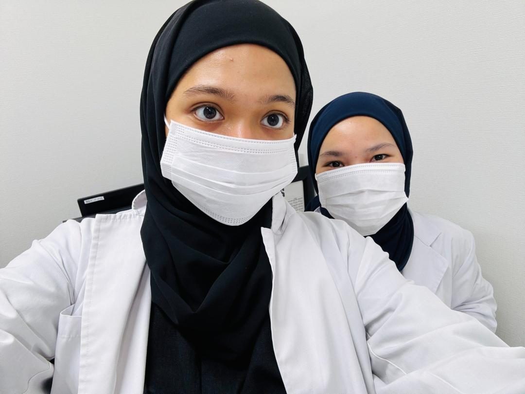 Interns taking part in a halal audit at a production site alongside professional auditors